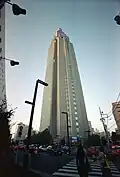 Ground level view from Yoyogi station east