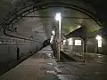 The underground northbound platform