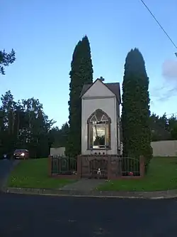 Christian wayside shrine in Dobrzewino