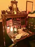 The doctors' pigeonhole desk