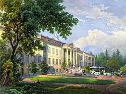Dönhoffstädt Palace in Masuria, Poland