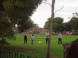 Hazelmere Reserve on the south-eastern boundary of Glengowrie
