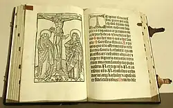 Bremen Cathedral Museum: Missale secundum ritum Bremense, printed by Renatus Beck, Strasbourg 1511. The missal is the oldest book in the collection of today's cathedral library.