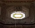Detail of one of the windows in the dome.