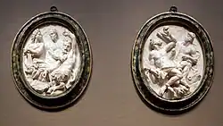 Apollo and Marsyas; Prometheus and Mercury, c. 1720