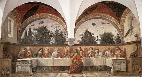 Domenico Ghirlandaio, 1480, depicting Judas separately