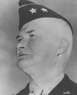 1941 head and neck photo of Major General Donald C. Cubbison in dress uniform and garrison cap