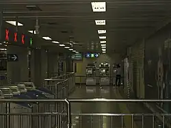 Entrance to Dongdan Station, Line 1