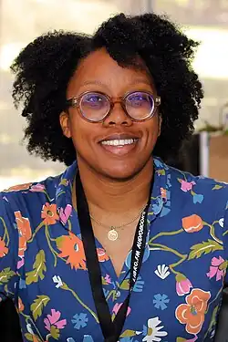 Kelly at the 2025 Texas Book Festival