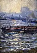 Dora Meeson (1915) The Thames at Chelsea