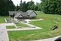 Roman ruins in Dorchester (Durnovaria), Dorset, England (Roman Town House)