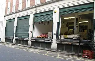 Former loading bays on the now-eradicated Dorset Street