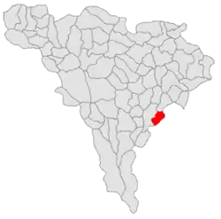 Location in Alba County