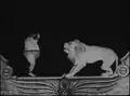 Still from Émile Cohl's 1910 animated cartoon Les Douze Travaux d'Hercule.