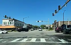 Intersection of U.S. Route 98 and Alabama State Highway 59 in Foley