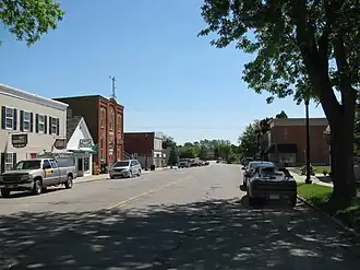 Village of Goodrich within Atlas Township