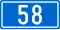 D58 state road shield