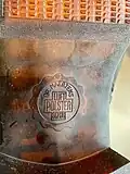 Dr. Maertens logo on a shoe sole from the 1960s, Germany