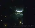 Hubble observation at optical wavelengths