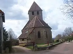 The church in Dracy-Saint-Loup
