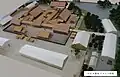 Mockup, layout plan for pavilions in the Daijōkyū for the Daijōsai ceremony in November 2019.