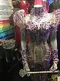 Costume from Ru Paul's Drag Race for the museum's Reel to Real: Portrayals and Perceptions of LGBT in Hollywood exhibit.