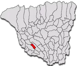Location in Gorj County