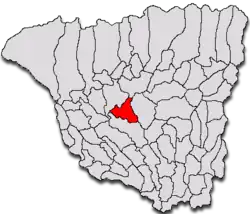 Location in Gorj County