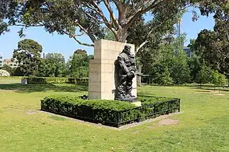 Jagger's "Drivers and Wipers" Memorial in Melbourne, Australia