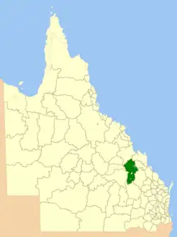 Location within Queensland