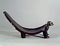 Found in a cave in Santo Domingo" called Duho; Arawak craftsmanship, 1292–1399 AD