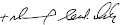 Dominik Duka's signature