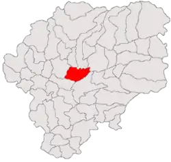 Location in Bistrița-Năsăud County
