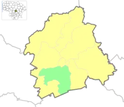 Location of Šveicarija eldership