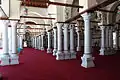 The mosque prayer hall