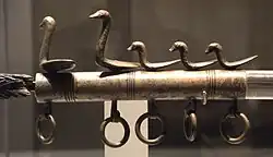 Detail of the Dunaverney flesh-hook, Ireland, 1000 BC