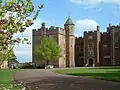 Dunster Castle, remodelled by Anthony Salvin, Arnold's work is visible on the right