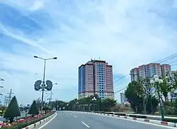 A road in Rạch Dừa