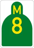 Metropolitan route M8 shield