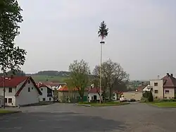 Centre of Daleké Dušníky
