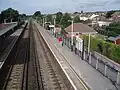 Down platform from footbridge
