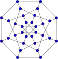 Alternative drawing of the Dyck graph.