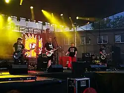 E!E in 2017. L–R: Mottl, Stawarz, Řehoř, Davídek