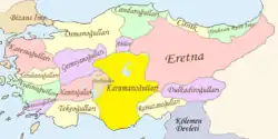Location of Eshrefids
