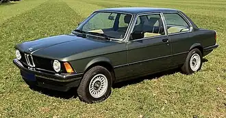 A dark-coloured right-hand drive BMW E21 similar to the car in which Lamplugh was seen struggling with a man.