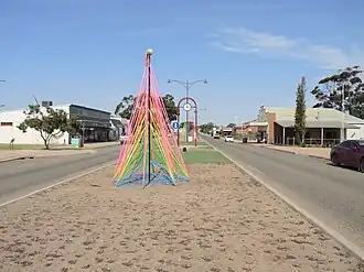 Stubbs Street, the main street in Lake Grace