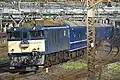 JR East EF64 1052 at the head of an Ueno-bound Akebono sleeping car service in May 2009