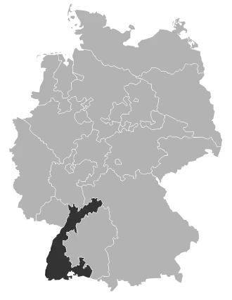 Ambit of the Evangelical Regional Church in Baden
