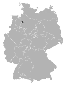 Map of the Bremen Evangelical Church