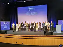 Award winners at the 2025 EPS High Energy Physics conference, Marseille.